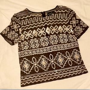 Needle and Thread Hand Embellished Top